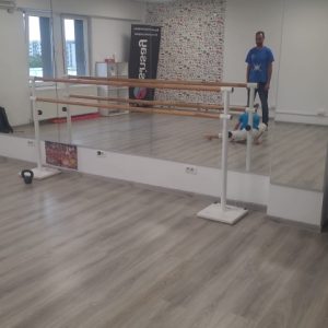 Barra móvil ballet, doble, 250 cm, código 113-2M