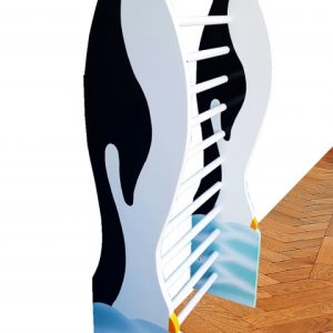 Espaldera infantil pingüino,1.7x0.6 m,codigo 250-Pingüino