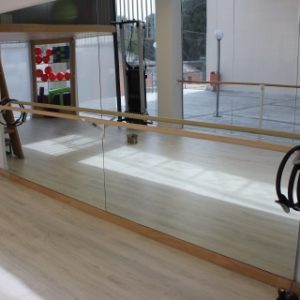 Barra ballet con Soporte a pared simple, codigo 113-simple