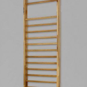 Espaldera gimnasia roble, 14 traversos,230x85 cm,codigo 221- E